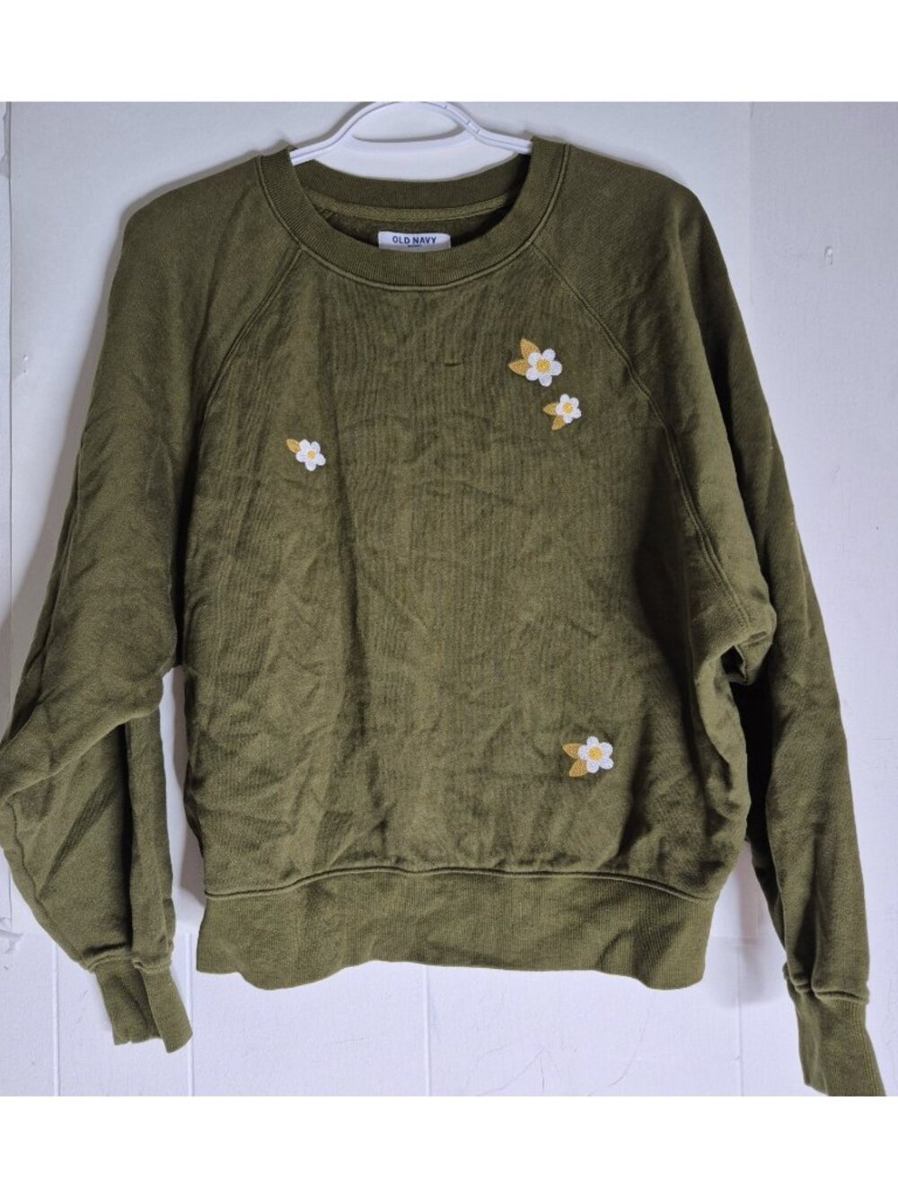Old Navy So Comfy Long Sleeve Pullover Sweatshirt Women's Size M Petite